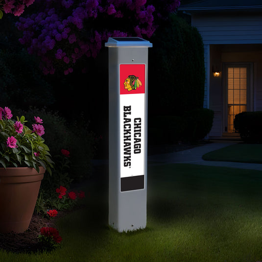 Fan Creations NHL Team Glow Post - Chicago Blackhawks