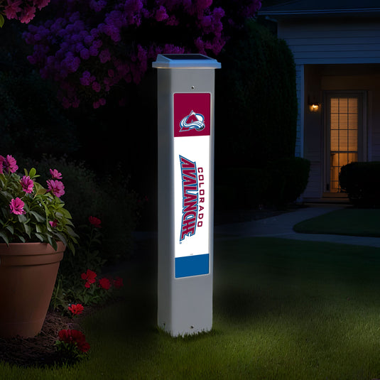 Fan Creations NHL Team Glow Post - Colorado Avalanche