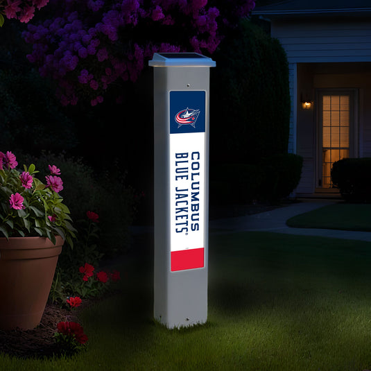 Fan Creations NHL Team Glow Post - Columbus Blue Jackets