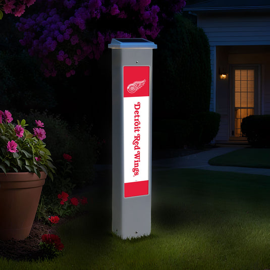 Fan Creations NHL Team Glow Post - Detroit Red Wings