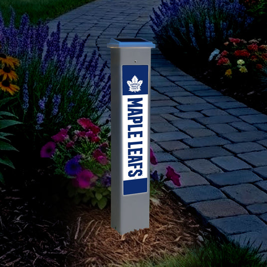 Fan Creations Glow Post NHL Team Glow Post - Toronto Maple Leafs