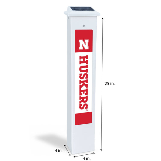 Fan Creations NCAA Team Glow Post - Nebraska