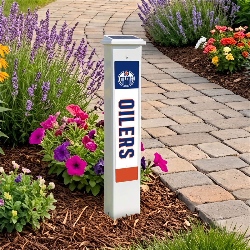 Load image into Gallery viewer, Fan Creations Glow Post NHL Team Glow Post - Edmonton Oilers
