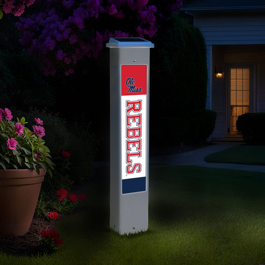 Fan Creations NCAA Team Glow Post - Ole Miss