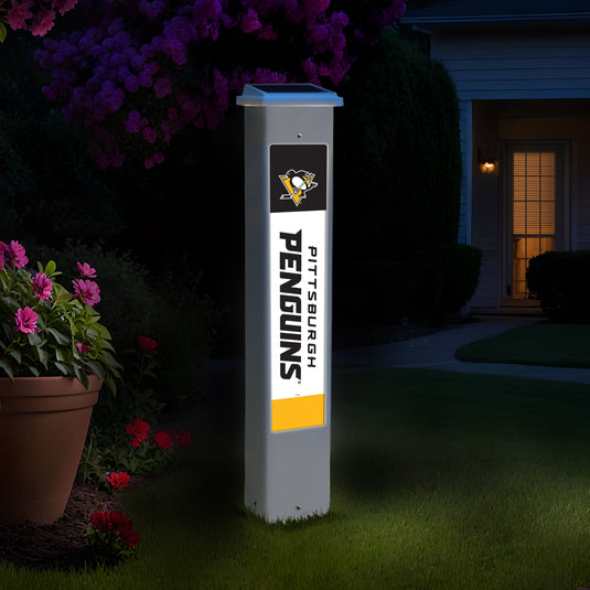 Fan Creations NHL Team Glow Post - Pittsburgh Penguins