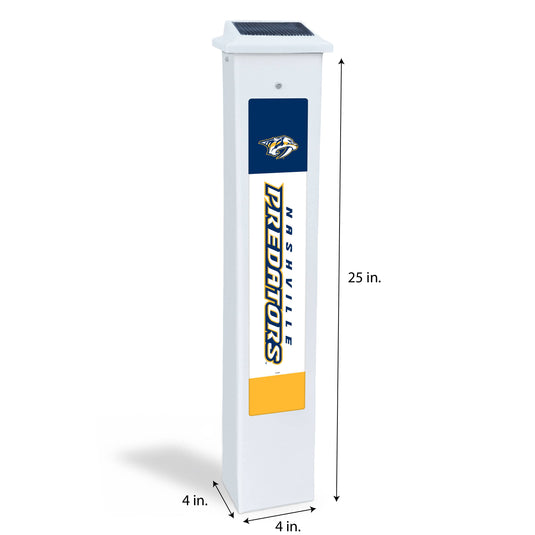 Fan Creations Glow Post NHL Team Glow Post - Nashville Predators
