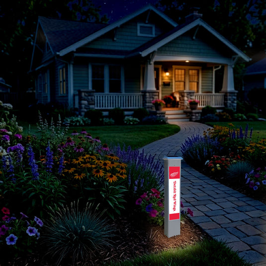 Fan Creations Glow Post NHL Team Glow Post - Detroit Red Wings