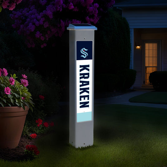 Fan Creations NHL Team Glow Post - Seattle Kraken