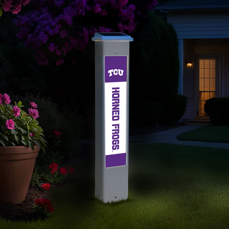 Load image into Gallery viewer, Fan Creations NCAA Team Glow Post - TCU
