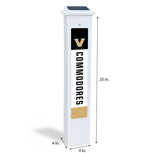 Fan Creations NCAA Team Glow Post - Vanderbilt