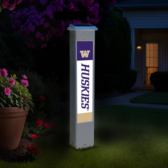 Fan Creations NCAA Team Glow Post - Washington