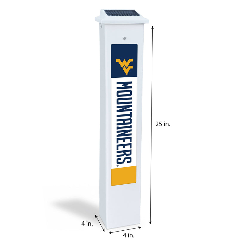 Load image into Gallery viewer, Fan Creations NCAA Team Glow Post - West Virginia

