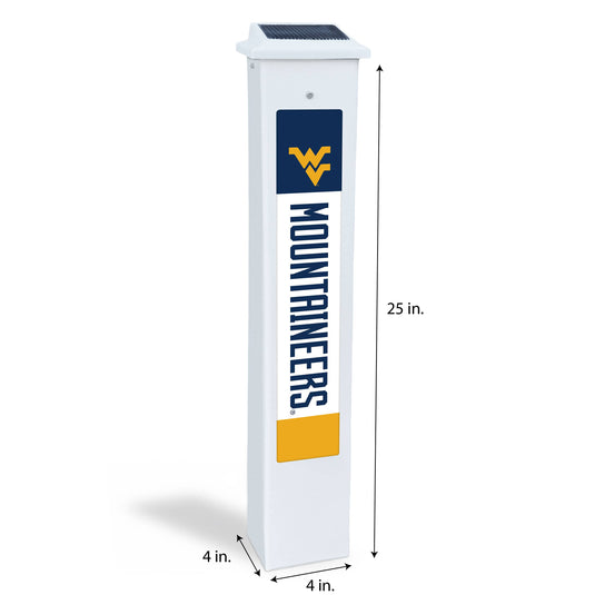 Fan Creations NCAA Team Glow Post - West Virginia