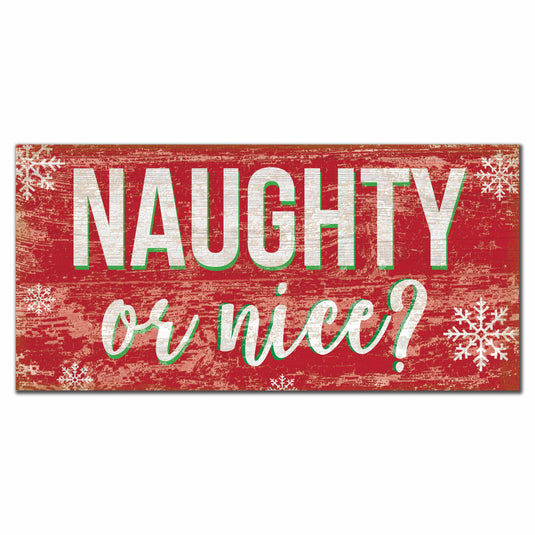 Fan Creations 6x12 Holiday Naughty or Nice 6x12