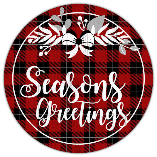 Fan Creations Seasons Greetings 12in Circle