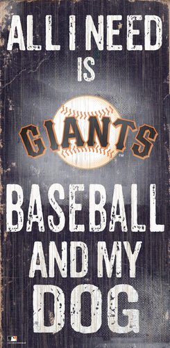 Fan Creations 6x12 Sign San Francisco Giants My Dog 6x12 Sign