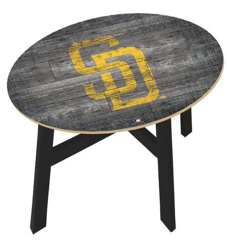 Fan Creations Home Decor San Diego Padres  Distressed Wood Side Table