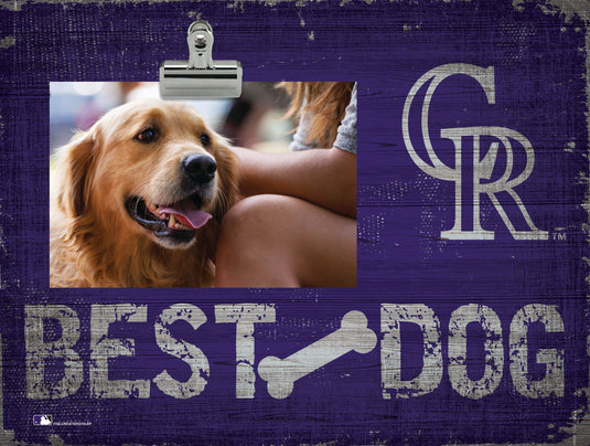 Fan Creations Desktop Stand Colorado Rockies Best Dog Clip Frame