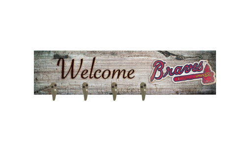 Fan Creations Functional Wall Art Atlanta Braves Coat Hanger