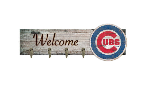 Fan Creations Functional Wall Art Chicago Cubs Coat Hanger