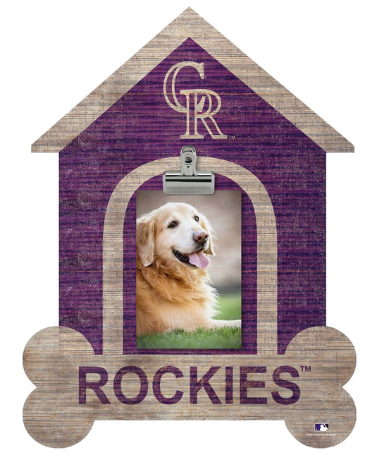 Fan Creations Clip Frame Colorado Rockies Dog Bone House Clip Frame