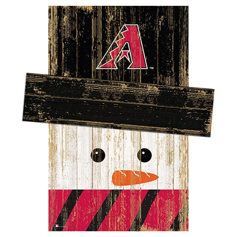 Fan Creations Large Holiday Head Arizona Diamondbacks Snowman Head