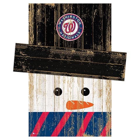 Fan Creations Large Holiday Head Washington Nationals Snowman Head