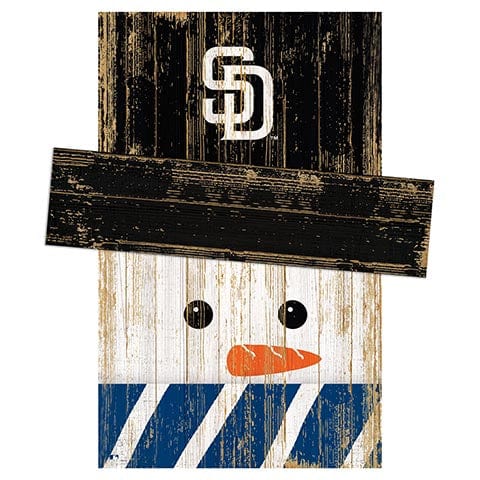 Fan Creations Large Holiday Head San Diego Padres Snowman Head