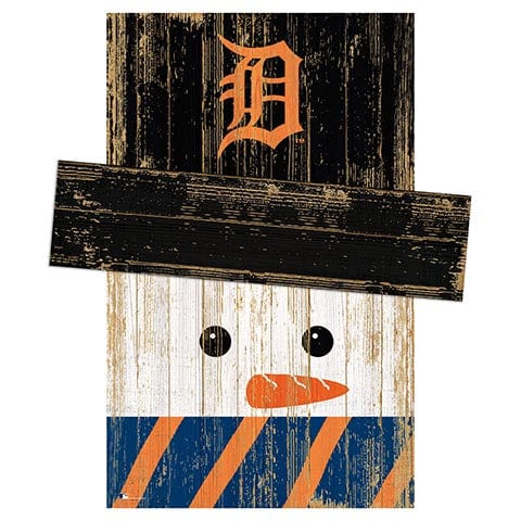 Fan Creations Large Holiday Head Detroit Tigers Snowman Head