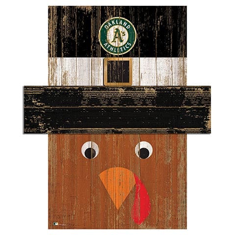 Fan Creations Large Holiday Head Oakland Athletics Turkey Head