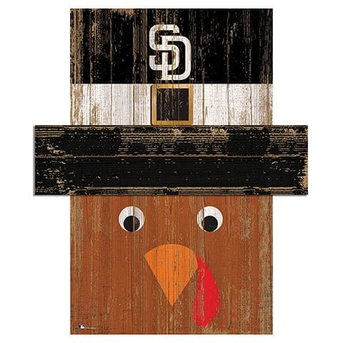 Fan Creations Large Holiday Head San Diego Padres Turkey Head