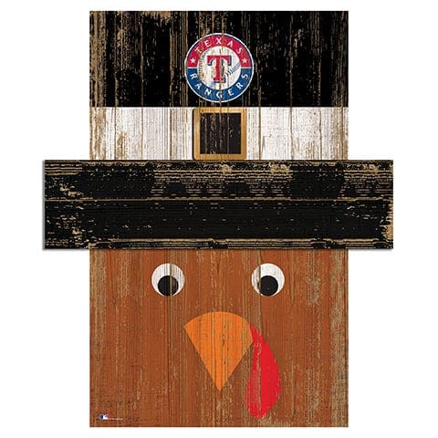 Fan Creations Large Holiday Head Texas Rangers Turkey Head