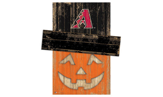 Fan Creations Holiday Decor Arizona Diamondbacks Pumpkin Head With Hat