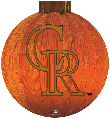 Fan Creations Decor Furniture Colorado Rockies Halloween Wall Art 12in