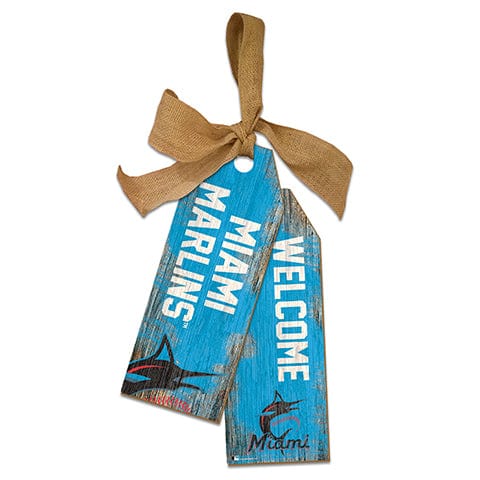 Fan Creations Team Tags Miami Marlins 12" Team Tags