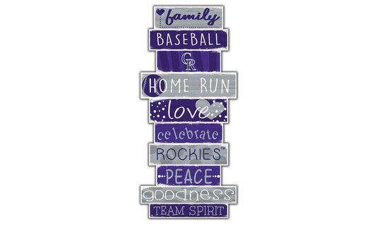 Fan Creations Wall Decor Colorado Rockies Celebration Stack 24