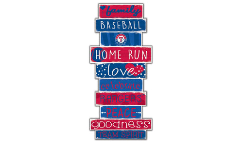 Fan Creations Wall Decor Texas Rangers Celebration Stack 24