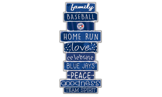 Fan Creations Wall Decor Toronto Blue Jays Celebration Stack 24" Sign