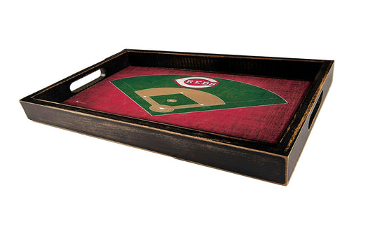 Fan Creations Home Decor Cincinnati Reds  Team Field Tray