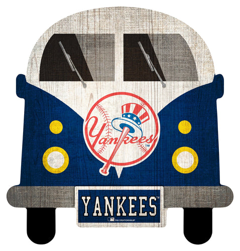 Fan Creations Wall Decor New York Yankees 12in Team Bus Sign