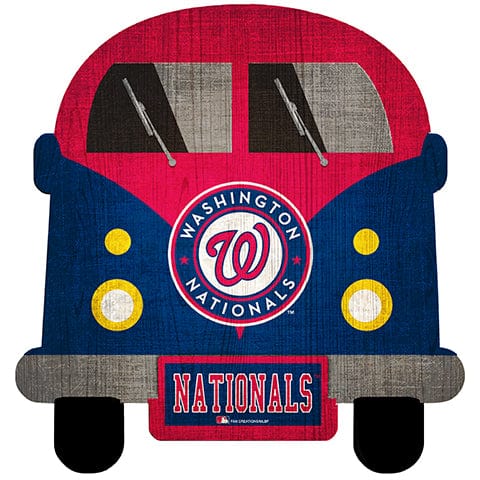 Fan Creations Team Bus Washington Nationals 12" Team Bus Sign