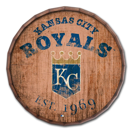 Fan Creations Home Decor Kansas City Royals  24in Established Date Barrel Top