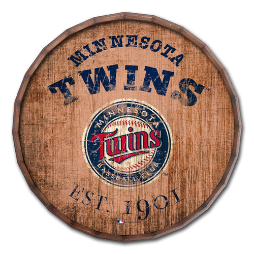 Fan Creations Home Decor Minnesota Twins  24in Established Date Barrel Top