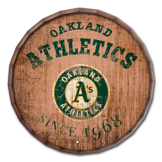 Fan Creations Home Decor Oakland Athletics  24in Established Date Barrel Top