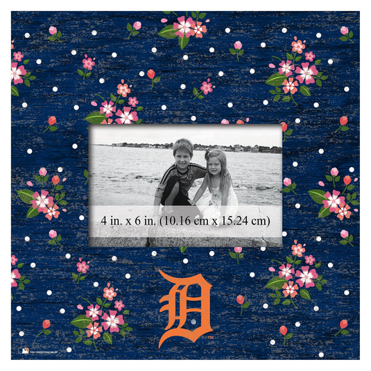 Fan Creations 10x10 Frame Detroit Tigers Floral 10x10 Frame