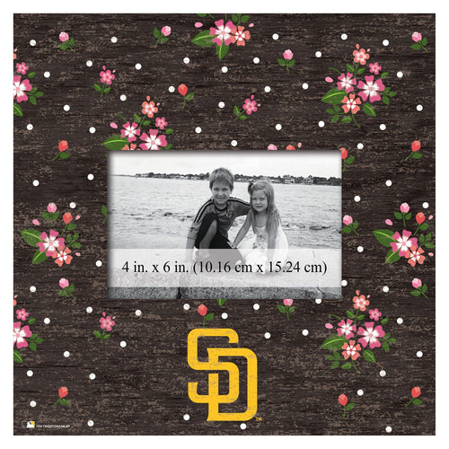 Fan Creations 10x10 Frame San Diego Padres Floral 10x10 Frame