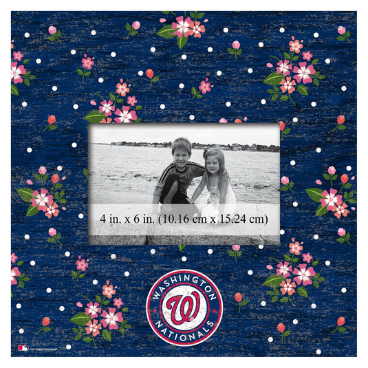 Fan Creations 10x10 Frame Washington Nationals Floral 10x10 Frame