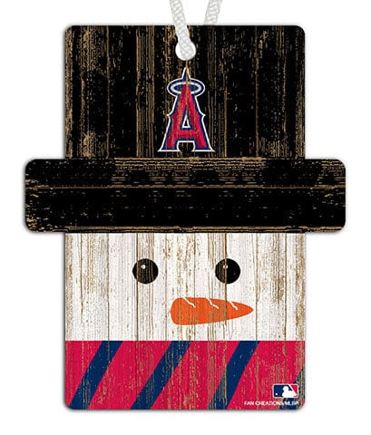 Fan Creations Ornament Los Angeles Angels Snowman Ornament