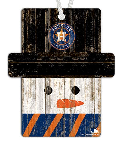 Fan Creations Ornament Houston Astros Snowman Ornament