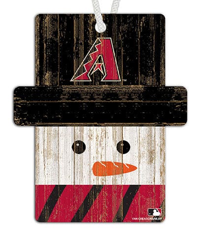 Fan Creations Ornament Arizona Diamondbacks Snowman Ornament